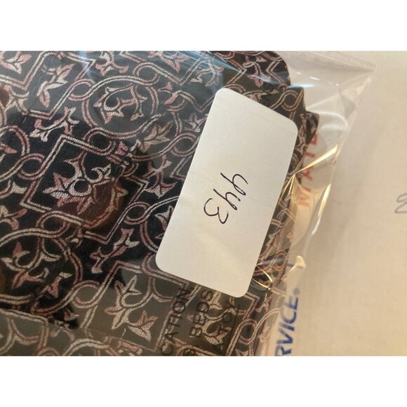 Womens Vintage Crisca Silk Blend High Waisted Sheer Pants EU36 XS 26" NWT - Picture 11 of 11